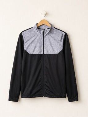 AND1 Black and Gray Full-Zip Jacket Size XL
